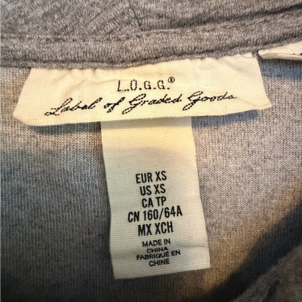 LOGG WOMENS Gray Hooded Jumpsuit size XS - Picture 9 of 11